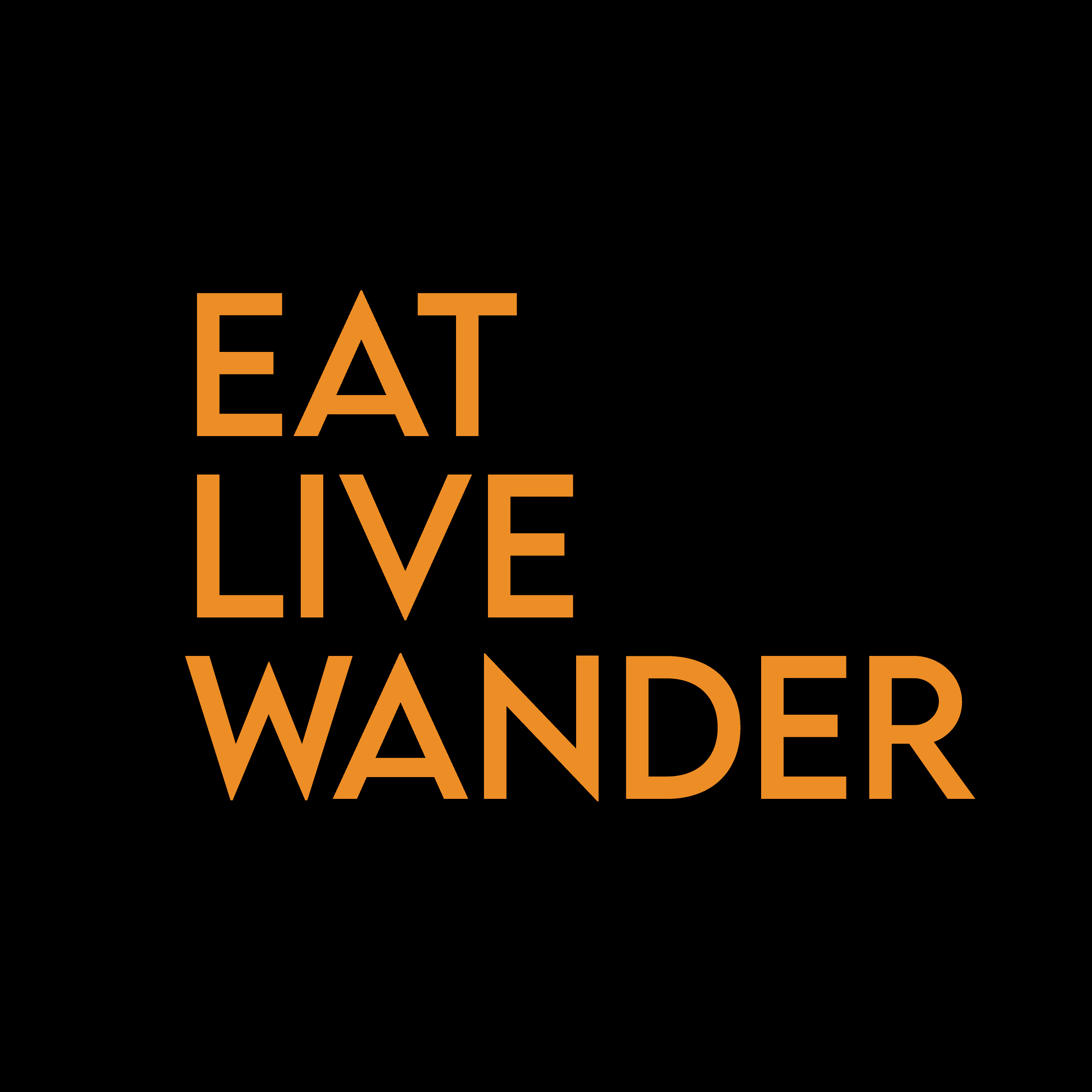 Square — Yellow on Black PNG 3000x3000px